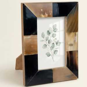 Cadre photo en résine avec incrustation d'os fait main, motif mosaïque de luxe, pour une présentation de photos moderne et des cadeaux mémorables - Product Image 3