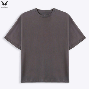 เสื้อยืดผู้ชายผ้าฝ้ายแท้ 100% สกรีนลายตามสั่ง OEM เสื้อยืดคอกลมแขนสั้นสีพื้นเรียบๆ ขายส่งเสื้อยืดผู้ชาย - Product Image 6