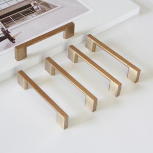Premium Quality Zinc Alloy Cabinet Handle <b>Gold</b> <b>Drawer</b> <b>Pulls</b> for Kitchen Dining Room Bathroom Nightstands Furniture Hardware - Product Image 4