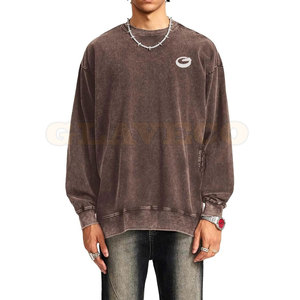 Sudaderas con Lavado Ácido de Calidad para Invierno, Ropa de Moda para Hombre, Sudaderas con Lavado Ácido - Product Image 2
