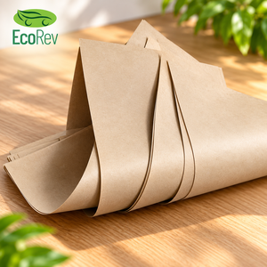 กระดาษคราฟท์สีน้ำตาล EcoRev เป็นมิตรกับสิ่งแวดล้อม สำหรับงาน DIY และทำของขวัญ - Product Image 2