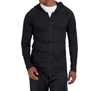 Veste de sport à fermeture éclair respirante à séchage rapide pour hommes, combinaison de fitness, veste à capuche d'entraînement à manches longues, 2026, vente en gros - Product Image 4