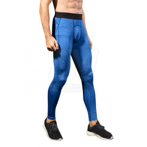 Leggings de compression pour hommes, entraînement fitness, haute qualité, best-seller, en spandex/nylon. - Product Image 4