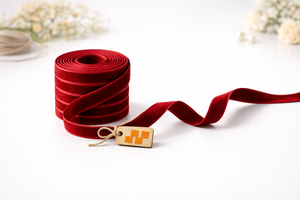 ริบบิ้นกำมะหยี่สองหน้าขนาด 6 มม. ผ้าโพลีเอสเตอร์ทอเนื้อนุ่ม ทนต่อการหดตัว หรูหรา ใช้ตกแต่งเสื้อผ้า งานฝีมือ และห่อของขวัญ - Product Image 6