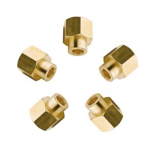 Conexión de Tubería AOL de Latón Forjado, Hembra, de Baja Presión, Cabeza Hexagonal Recta, ODM/OEM, para Aplicaciones de Plomería - Product Image 5