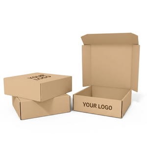 Custom Recyclable Corrugated Kraft Paper <b>Boxes</b> with Glossy Lamination Eco Friendly Packaging for Retail and <b>Shipping</b> OEM - Product Image 3