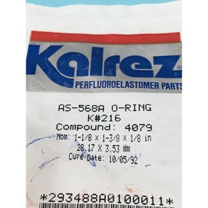โอริง KALREZ รุ่น AS-568A K #   216, COMPOUND: 4079 - อุปกรณ์และชิ้นส่วนเซมิคอนดักเตอร์ระดับโลกที่เชื่อถือได้ที่ - Product Image 3