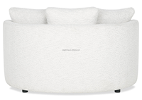 Ensemble de fauteuils d'appoint modernes en tissu Sageliving avec ottoman de rangement pour chambre à coucher et salon