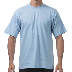 T-shirts en coton personnalisés pour hommes, coupe oversize unisexe, manches courtes, col rond, hauts amples basiques, t-shirts athlétiques unis pour hommes - Product Image 5