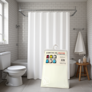 Solid Color 180*180 Premium CORTINA DE DUCHA Shower <b>Curtain</b> Water Proof Peva Material - Product Image 3