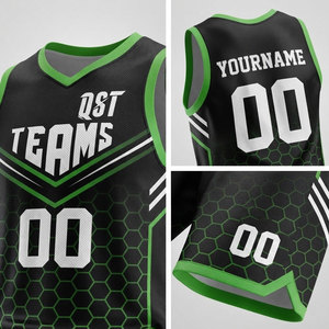 Tenue de basketball en twill à séchage rapide, vêtements de sport pour jeunes, uniforme de basketball en stock - Product Image 4
