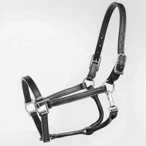 Harnais en cuir véritable pur - Quincaillerie en laiton, harnais réglable pour cheval fabriqué en Inde avec 100% de cuir véritable - Product Image 1