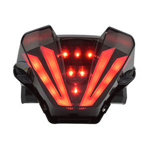 Feu arrière de moto MT-07 2018 à LED avec clignotant, 6 lentilles, design fumé - Product Image 1