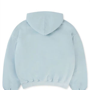 Fournisseur OEM – Sweat à capuche unisexe coupe ample et courte, style streetwear oversize, design uni, motif imprimé, tissu éponge - Product Image 2