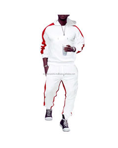 Ensemble de vêtements de sport d'hiver décontractés pour hommes personnalisés par OEM costume de jogging de gymnastique 2 pièces respirant de grande taille survêtement de course décontracté à capuche - Product Image 4