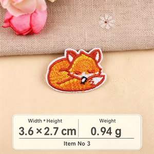 Custom Embroidery Patch Factory Made Colorful Thread Applique for <b>Jackets</b> Hats Backpacks Clothing Wholesale Iron On Sew On - Product Image 5