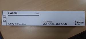 Cartouche de toner noir NPG-84 d'origine, haute qualité, fiable, impression longue durée pour imprimante laser de bureau et à domicile - Product Image 2