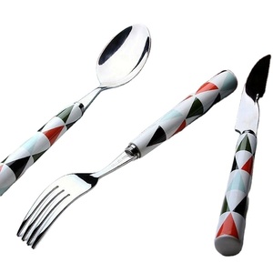 Juego de cubiertos de nuevo diseño, cubiertos de acero inoxidable, calentador de Buffet, utensilios de cocina de primer caballo, juegos de cubiertos de lujo - Product Image 1