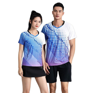 Uniformes de Tenis y Pantalones Cortos de Bádminton, Uniformes de Tenis de Mesa con Sublimación Completa, Uniformes de Tenis para Hombre, Ropa Deportiva Cómoda - Product Image 2