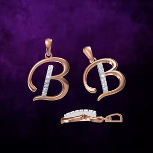 Stylish 18K Gold-Plated D-Alphabet Pendant Necklace Elegant Personalized Letter Charm for Women Perfect Gift Idea - Product Image 2