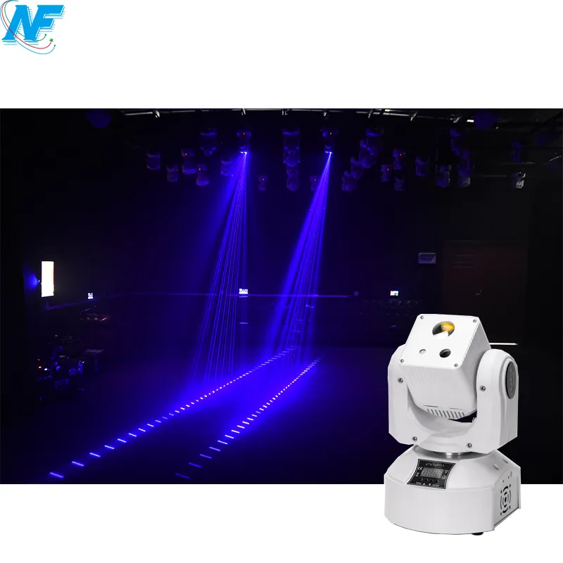 Haute qualité LED Mini Club Bar Disco Dj Party Spot Wash Tête Mobile + GB/RG Laser 40W Lumière Principale Mobile