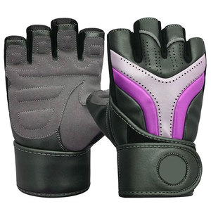 Guantes de Ciclismo Unisex, Medios Dedos, Antideslizantes, con Almohadillas en la Palma, Sin Dedos, Cortos, para Ciclismo de Montaña y Deportes - Product Image 2