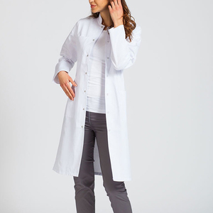 Customize Unisex Medical Lab Coat Wholesale Doctor Gowns Clinic Uniform Doctor Wear Dental Lab Coats with Cuffs - Product Image 6