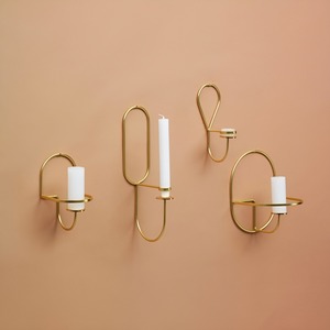 Metal Candle Holder Candle Stand for Lighting and Home Decoration Set Stylish Gold Finish Decorative Candle Jar Holder - Product Image 3