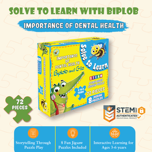 Biplob & Gila Juego de rompecabezas 8 en 1, colección de rompecabezas de 72 piezas para resolver y aprender - Product Image 4