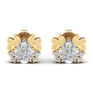 REYES - Pendientes de Plata de Ley 925 con Moissanita, Diseño Personalizado, Joyería Fina, Oro de 10K, 14K, 18K, 22K, Regalo de Boda - Product Image 2