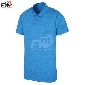 Nouveaux polos pour hommes en coton 100% de haute qualité, design personnalisé bleu, dernière collection, vente chaude, couleur unie, OEM - Product Image 3