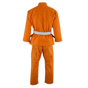 Kimono de Judo Orange Lavé Personnalisé Unisexe Confortable pour le Jiu-Jitsu Brésilien Arts Martiaux Léger et Respirant - Product Image 2