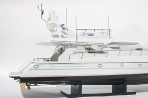 PRINCESS 60 Handcrafted Painted Wooden Modern <b>Yacht</b> Model Freestanding for Home Decor Thanksgiving Gift - Product Image 5