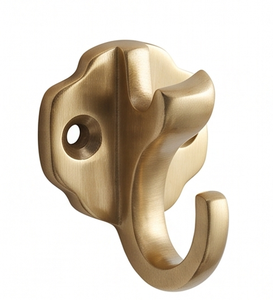 Modern Golden Metal Wall <b>Hook</b> Sleek Plain Design Perfect <b>For</b> Home Decor And Stylish Wall Mounted Storage Solutions - Product Image 1