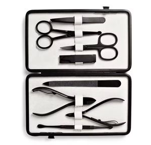 Modern Grooming <b>Kit</b> 8pcs <b>Nail</b> Care Set Durable Stainless Steel Manicure Tools Compact Case And Custom Logo - Product Image 1
