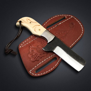 Cuchillo de Acero al Carbono Tipo Bull Cutter, Hoja Forjada a Mano de Primera Calidad, Construcción Resistente, Mango Ergonómico, Cuchillo Utilitario para Exteriores, OEM - Product Image 2