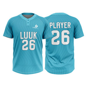Camiseta de Béisbol Personalizable 100% Poliéster Ecológica, Absorbente de Humedad, Antibacteriana, de Manga Corta, Transpirable y de Secado Rápido - Product Image 3