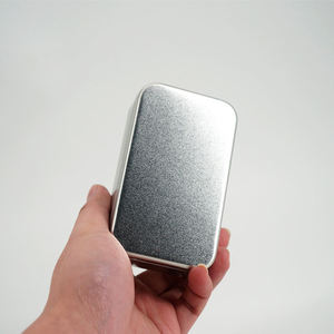 Caja de Metal Rectangular para Regalos de Chocolate, Apta para Alimentos, con Tapa, Impresión a Doble Cara, Contenedor Metálico para Dulces y Galletas - Product Image 3