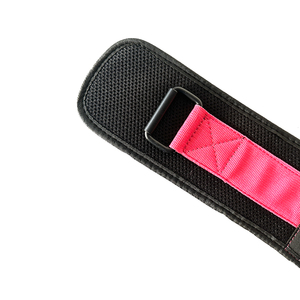 เข็มขัดยกน้ำหนักสีชมพูพร้อมโลโก้สั่งทำ ระบายอากาศได้ดี น้ำหนักเบา ป้องกันอย่างมืออาชีพ ทนทาน ปรับได้ พร้อมที่รัดข้อมือแบบตะขอ - Product Image 4