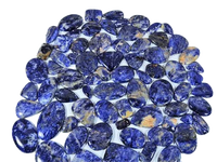 10 pièces de pierres précieuses en sodalite multi-couleurs pour la fabrication de bijoux, disponibles en différentes tailles et formes pour bagues, pendentifs, bracelets, colliers et boucles d'oreilles.
