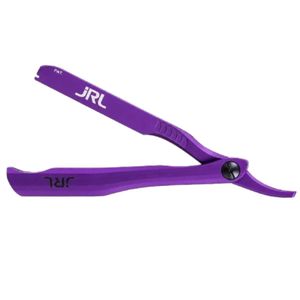 Navaja de Afeitar Profesional JRL Precision Styling Razor Verde, de Acero Inoxidable, con Soporte Magnético para Cuchillas y Logotipo Personalizado - Product Image 2