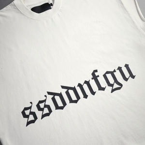 White Color Good Supplier With Own Logo Printed Comfortable Soft Touch Lightweight Fabric <b>Men</b> Wear Cut Of Sleeve <b>Shirts</b> - Product Image 5