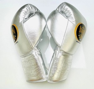 No Boxing No Life Guantes de Boxeo de Cuero Genuino Plateados con Cierre de Cordones, Guantes de Boxeo Mexicanos para Adultos con Dedos Completos para Entrenamiento - Product Image 5