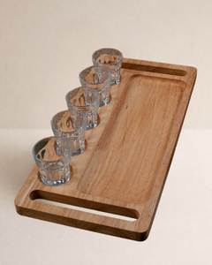 Plateau de présentation de tequila, accessoires pour fêtes à domicile, décoration de bar, accessoires pour cocktails, ensemble de bar à tequila, service élégant - Product Image 1