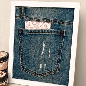 Mini billetera ligera de mezclilla, monedero compacto, tarjetero de mezclilla, organizador de bolsillo pequeño para guardar dinero, billetera para uso diario - Product Image 5
