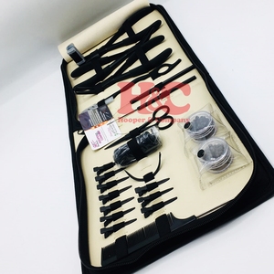 Juego de Pinzas Profesionales de Acero Inoxidable para Extensiones de Cabello con Tecnología Micro-Link, Color Nude, Herramienta Sostenible para Cabello - Product Image 6