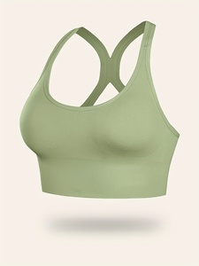 Women's Yoga Exercise Sports <b>Bra</b> Running Seamless Breathable High Support Four-Way <b>Stretch</b> Quick Dry High Quality Casual - Product Image 1