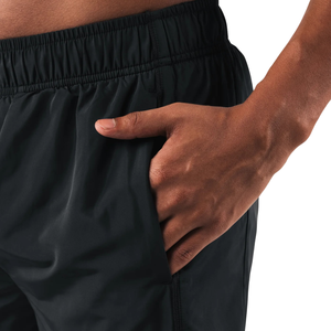 Short de bain noir pour hommes, léger, à séchage rapide, short de plage, taille élastique, pour sports nautiques, vacances d'été - Product Image 4