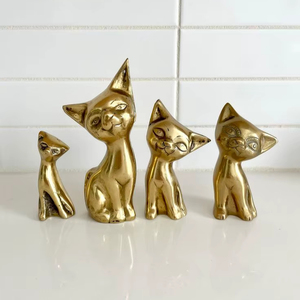 Premium Metal Cat <b>Table</b> Centerpiece For Center <b>Table</b> Decoration With Unique Designer Animal Figure Style - Product Image 1