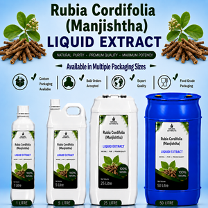 Rubia Cordifolia Manjishtha Liquid Extract Natural <b>Herbal</b> <b>Supplement</b> Oral Tincture Food Grade Made India 24-Month Shelf Life - Product Image 1